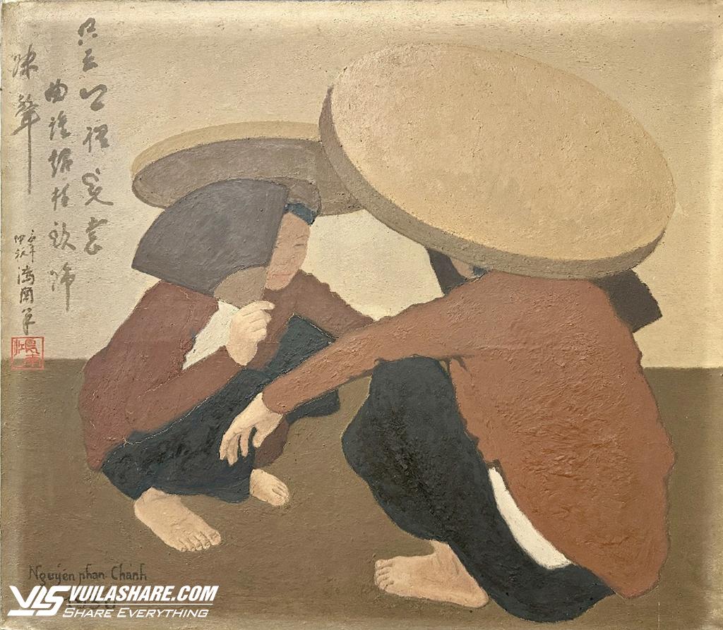 Đấu giá bức tranh 'ẩn mình' gần 1 thế kỷ của danh họa Nguyễn Phan Chánh tại Paris- Ảnh 1.