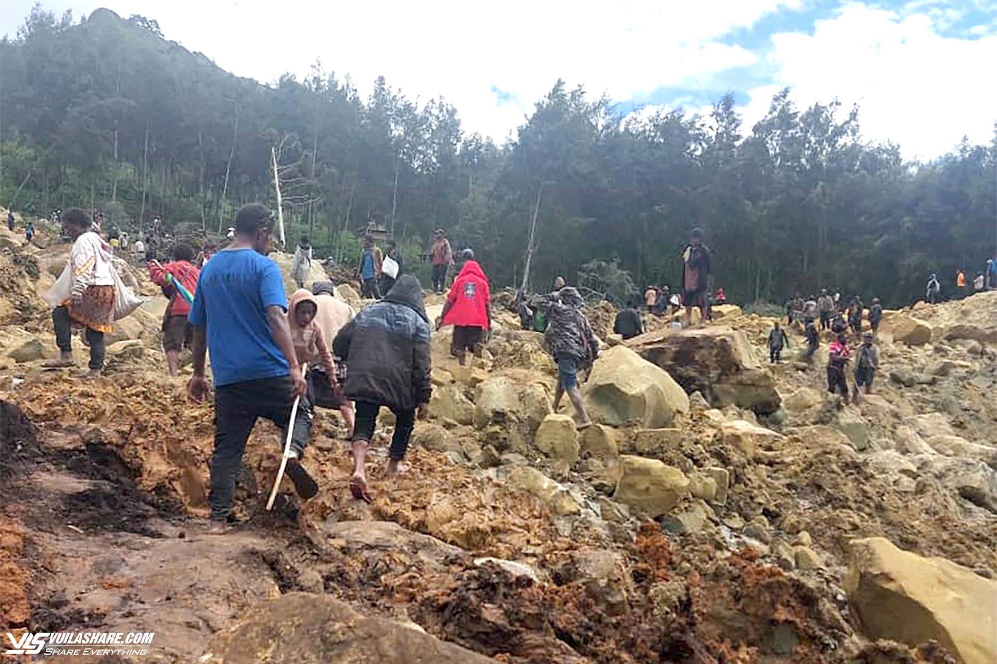 Trận lở đất chết người kinh hoàng ở Papua New Guinea- Ảnh 1.