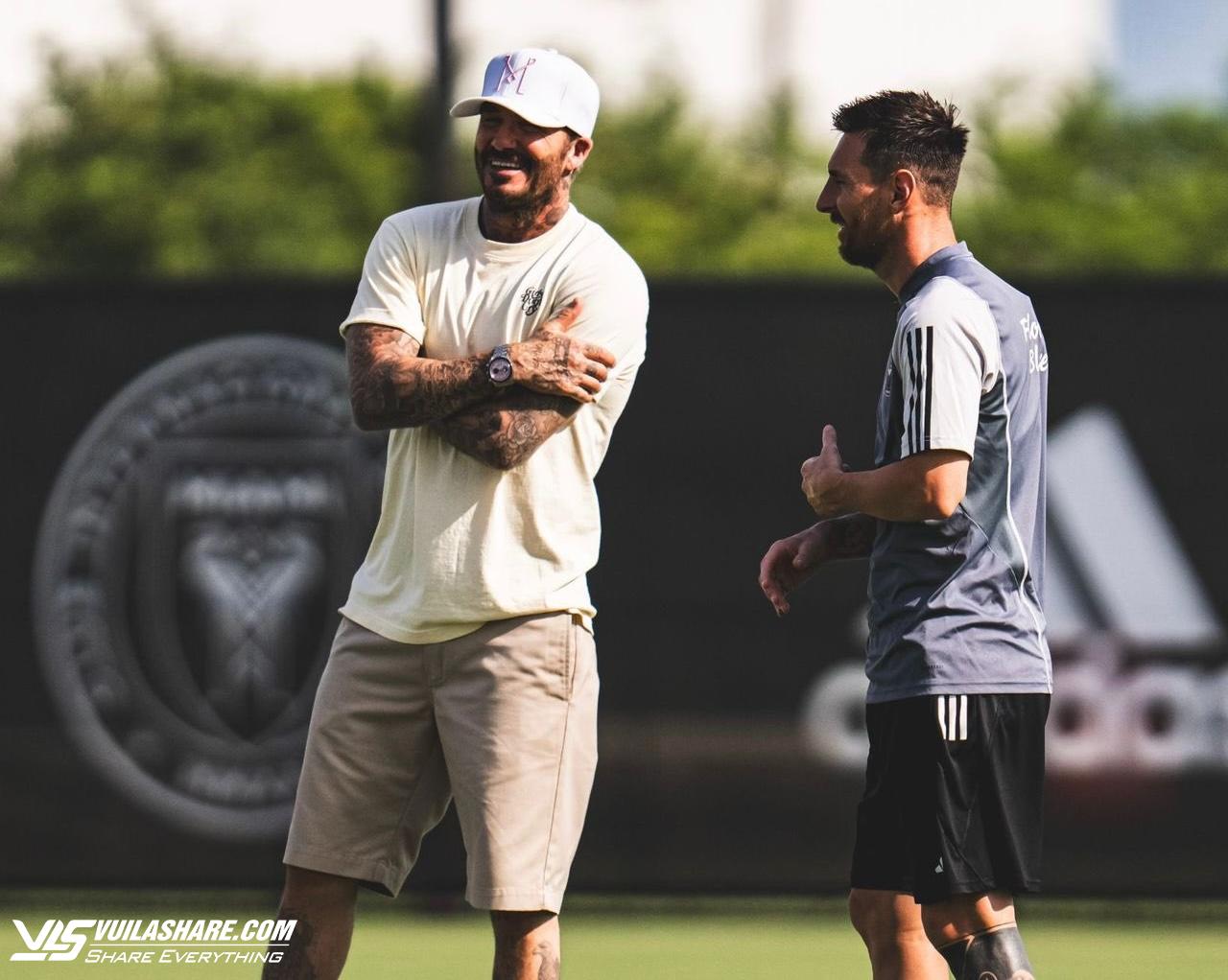 David Beckham nói lý do hạnh phúc với Messi và Suarez, Di Maria sắp đến Inter Miami- Ảnh 1.