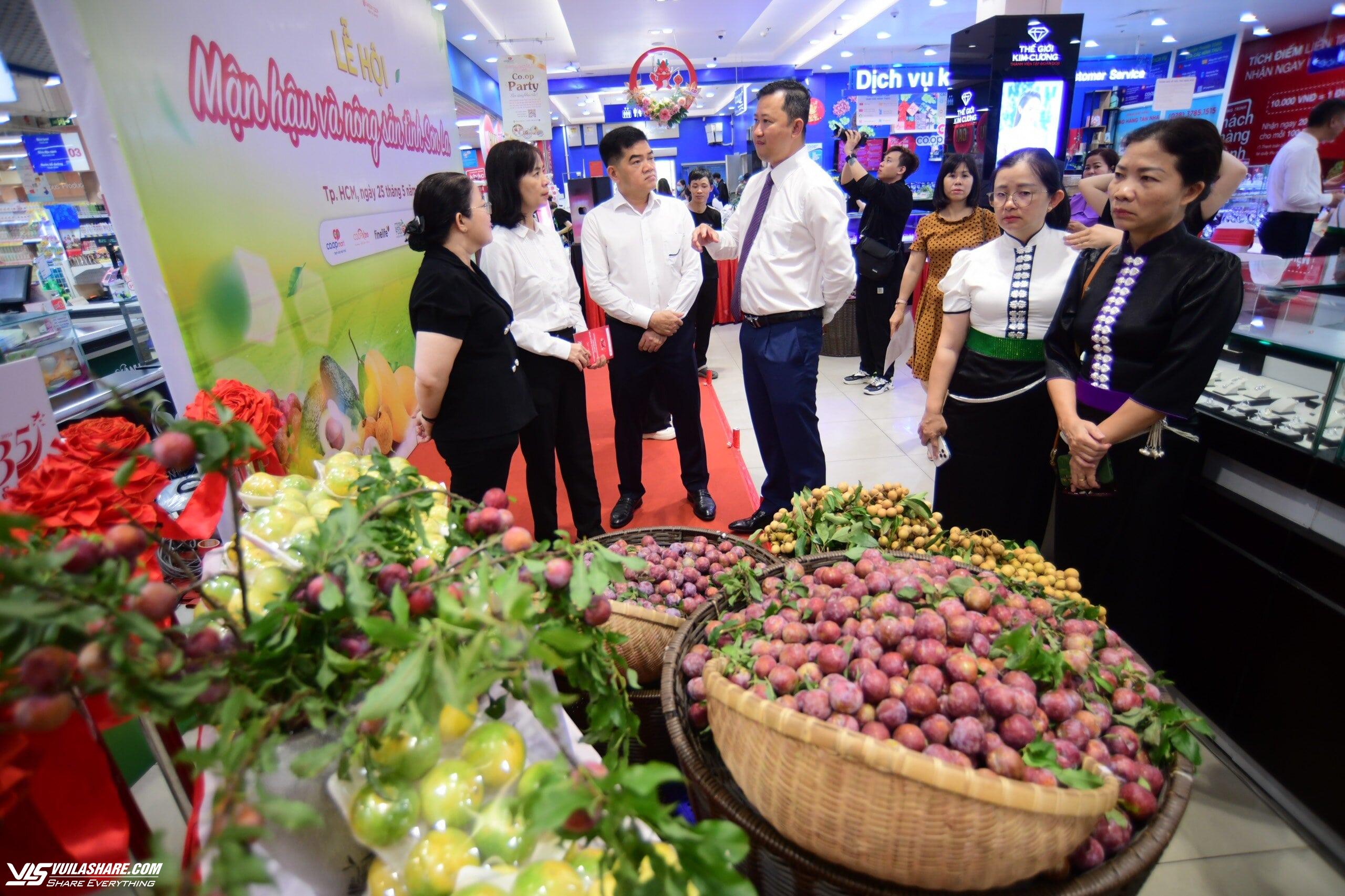 Lễ hội mận hậu và nông sản tỉnh Sơn La diễn ra tại Saigon Co.op- Ảnh 2.