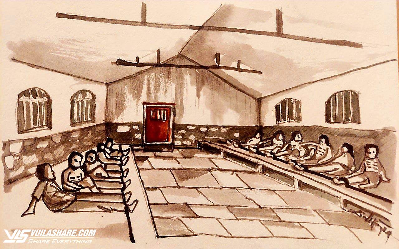 Góc ký họa: Nhà tù Hỏa Lò- Ảnh 7.