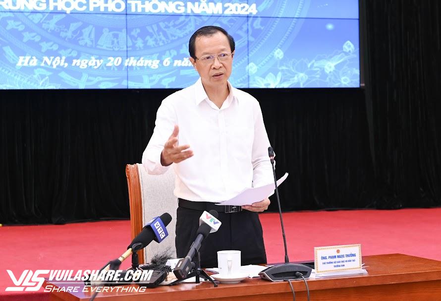 Thứ trưởng Phạm Ngọc Thưởng: 'Thi tốt nghiệp THPT 2024 phải tuyệt đối an toàn'- Ảnh 1.