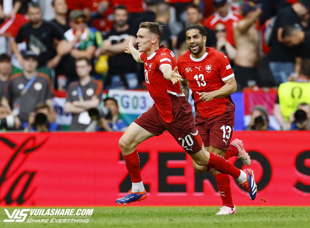 EURO 2024: Đội tuyển Thụy Sĩ thắng thuyết phục Hungary- Ảnh 1.
