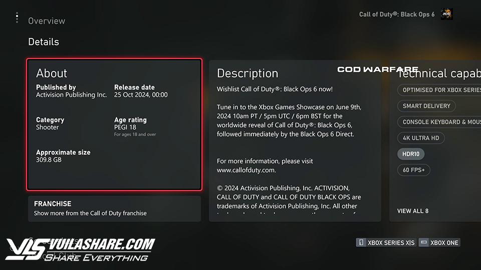 Call of Duty: Black Ops 6 yêu cầu cấu hình ‘điên rồ’ với Xbox Series X/S- Ảnh 1.