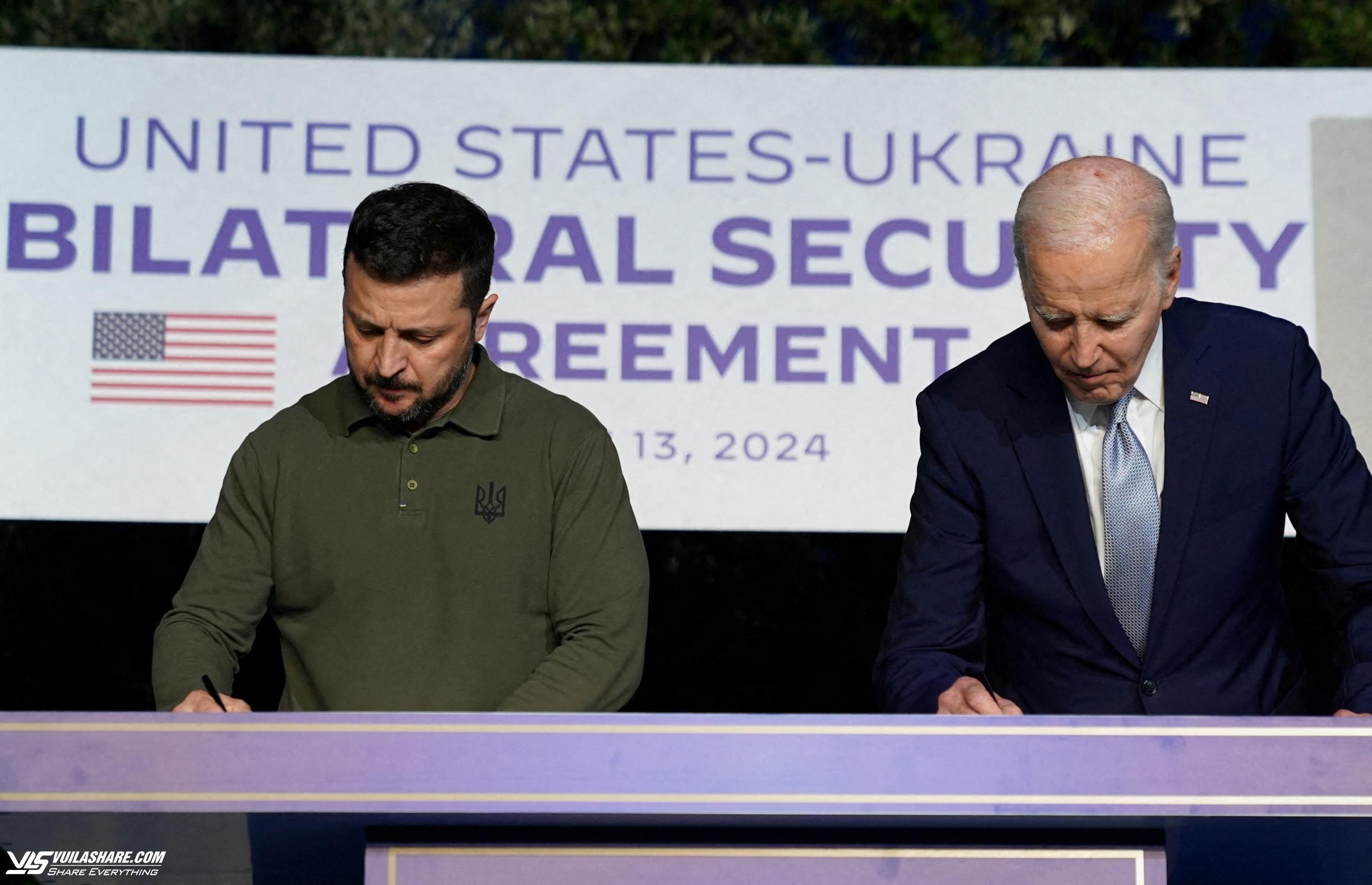 Tổng thống Mỹ, Ukraine ký thỏa thuận an ninh lịch sử- Ảnh 1.