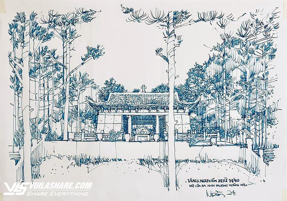 Góc ký họa: Lăng Nguyễn Hữu Hào- Ảnh 2.