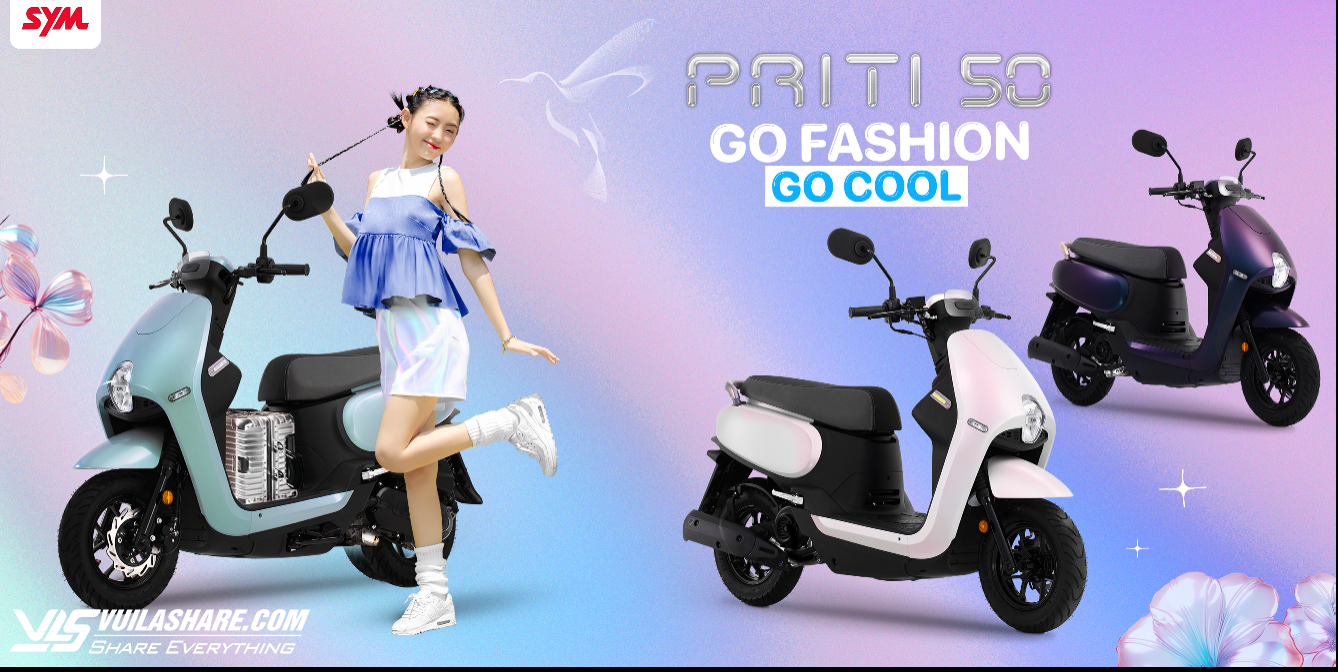 SYM Việt Nam ra mắt xe mới Priti 50 'Go Fashion, Go Cool - Bật Chất Trẻ'- Ảnh 4.