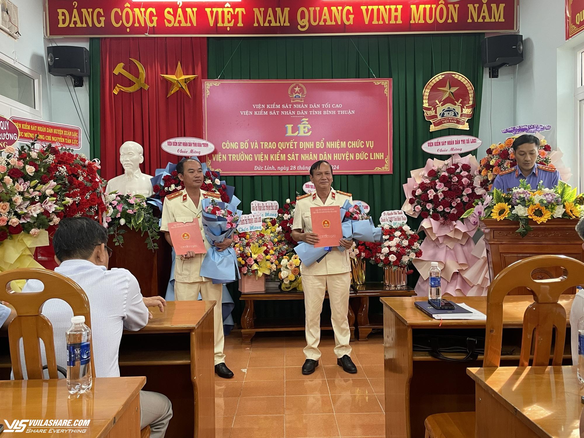 Bình Thuận: Bổ nhiệm Viện trưởng Viện KSND H.Đức Linh- Ảnh 1.
