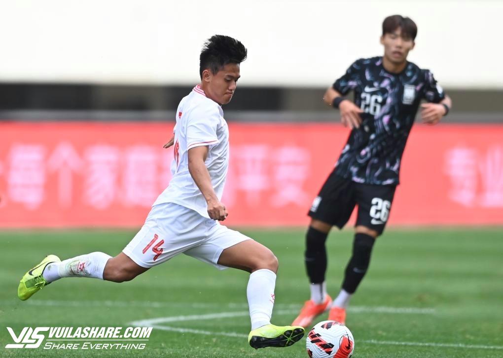 U.19 Việt Nam chơi sòng phẳng với Hàn Quốc, nhưng không thể gây bất ngờ- Ảnh 5.