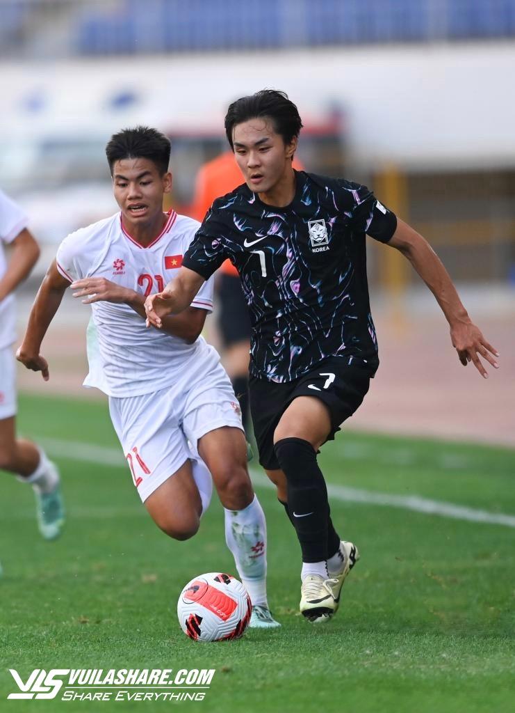 U.19 Việt Nam chơi sòng phẳng với Hàn Quốc, nhưng không thể gây bất ngờ- Ảnh 3.