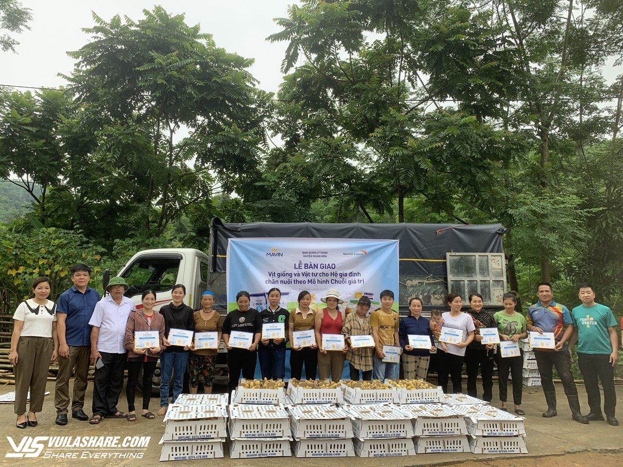 Tập đoàn Mavin trao sinh kế, góp phần giúp nông dân Quan Hóa thoát nghèo- Ảnh 2.