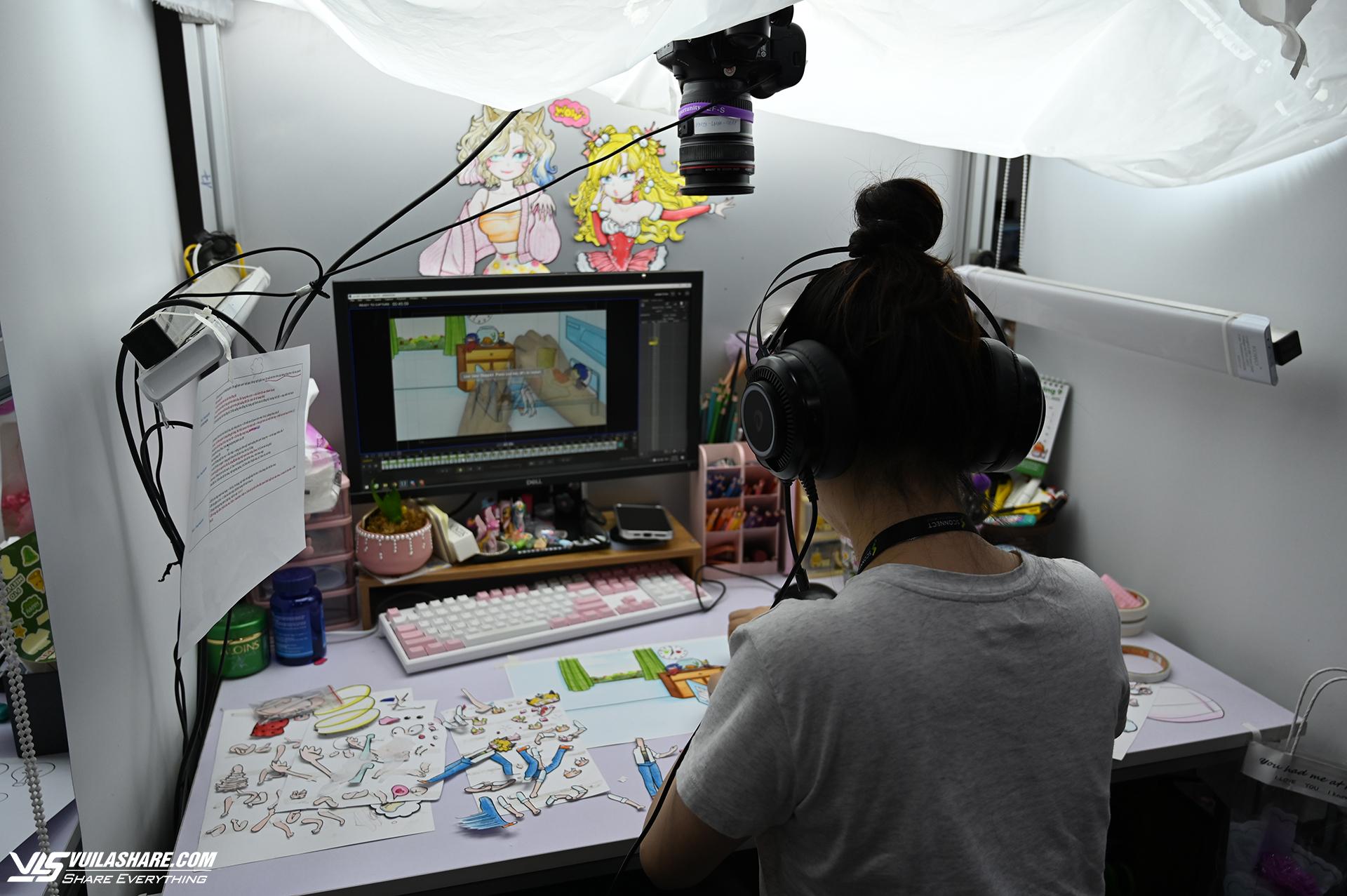 Sinh viên ngành Thiết kế Đồ họa trải nghiệm quy trình dựng phim hoạt hình tại Công ty S-Connect