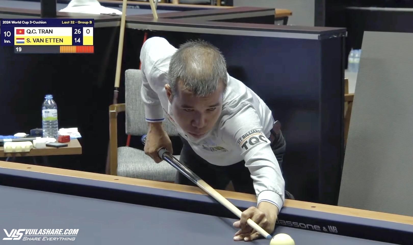 World Cup billiards: Trần Quyết Chiến quá hay, thắng thuyết phục 'người khổng lồ' Hà Lan- Ảnh 3.