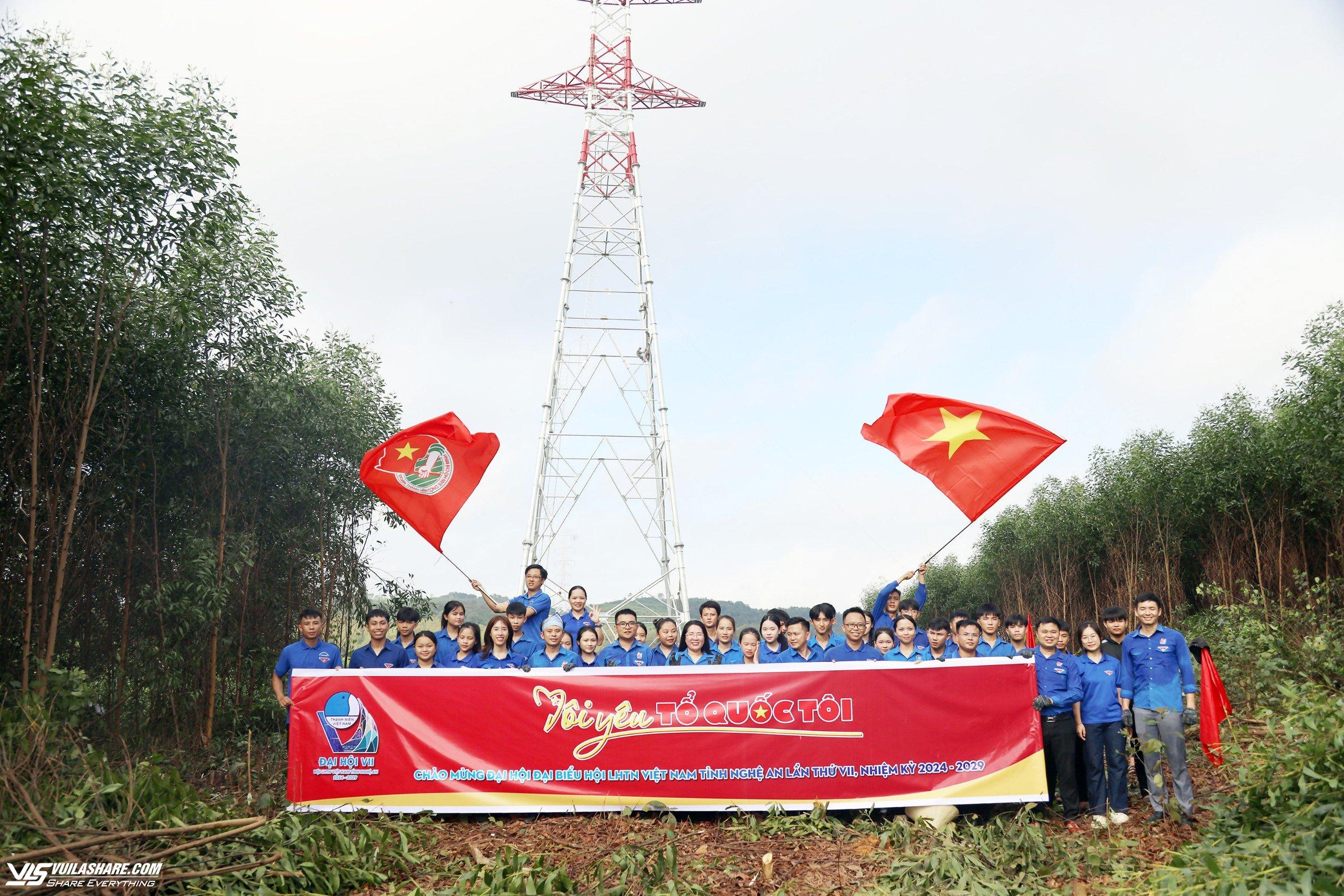 Tuổi trẻ Nghệ An hoàn thành hỗ trợ thi công dự án đường dây 500 kV- Ảnh 5.