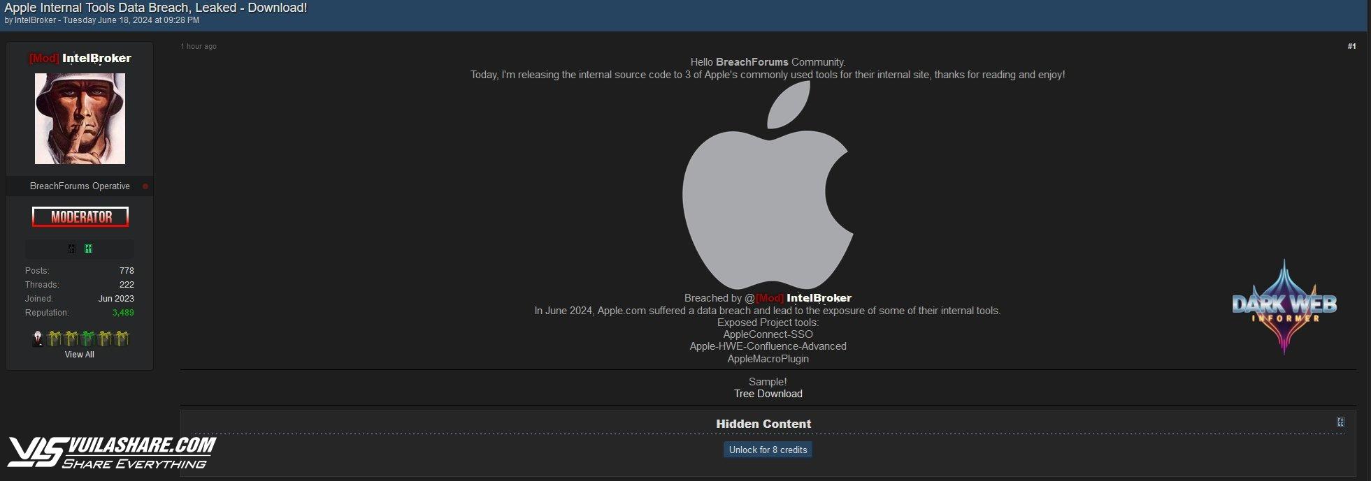 Nhóm hacker khẳng định đã tấn công Apple- Ảnh 1.
