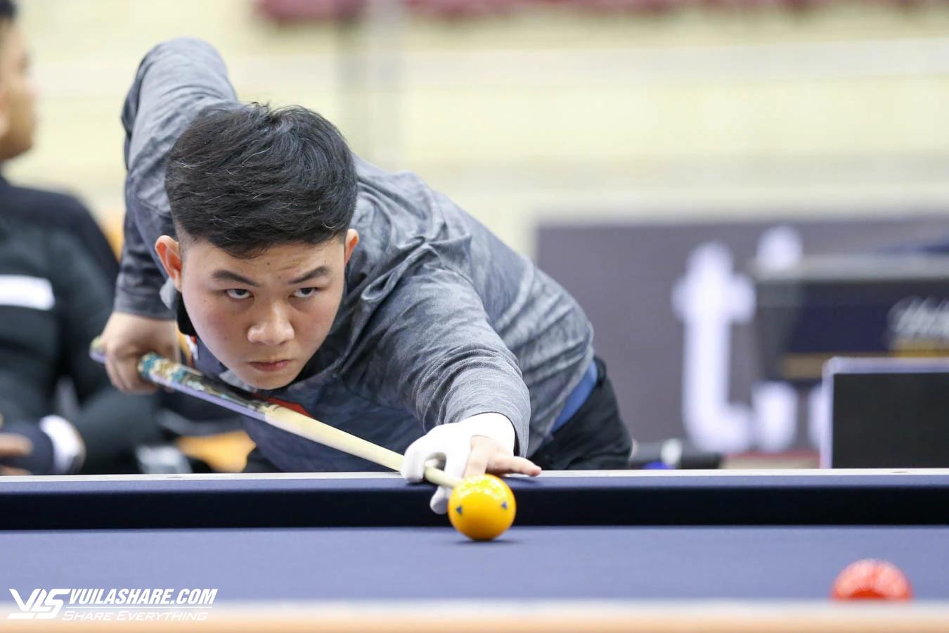 World Cup billiards: Trần Quyết Chiến và 3 cơ thủ Việt Nam xuất sắc vào vòng knock-out- Ảnh 1.