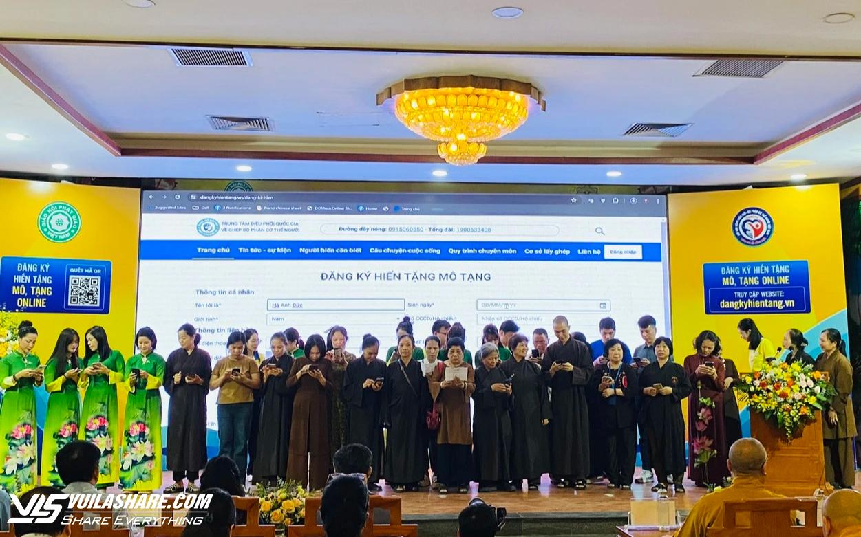 Giáo hội Phật giáo Việt Nam kêu gọi đăng ký hiến mô, tạng- Ảnh 1.