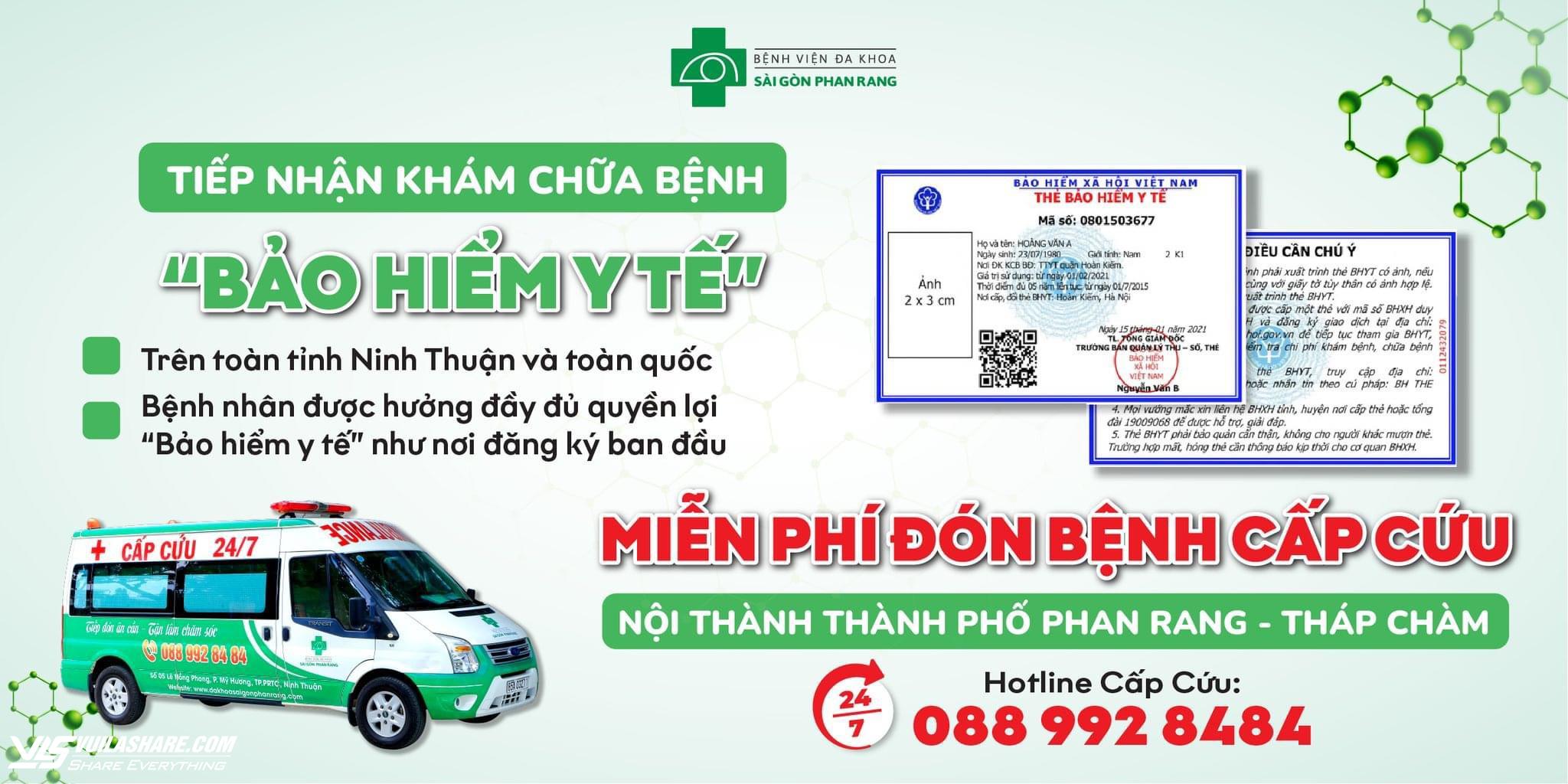 Tiếp nhận khám chữa bệnh BHYT trên toàn tỉnh Ninh Thuận và toàn quốc- Ảnh 1.