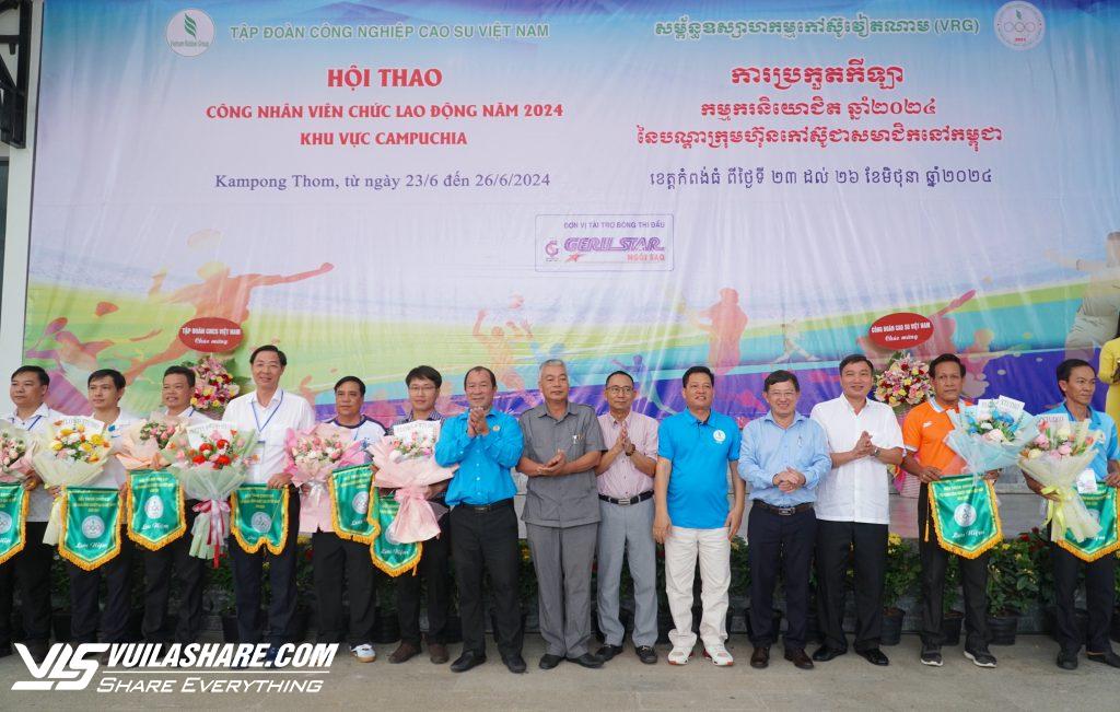 VRG lần đầu tổ chức hội thao cho công nhân viên tại Campuchia- Ảnh 6.