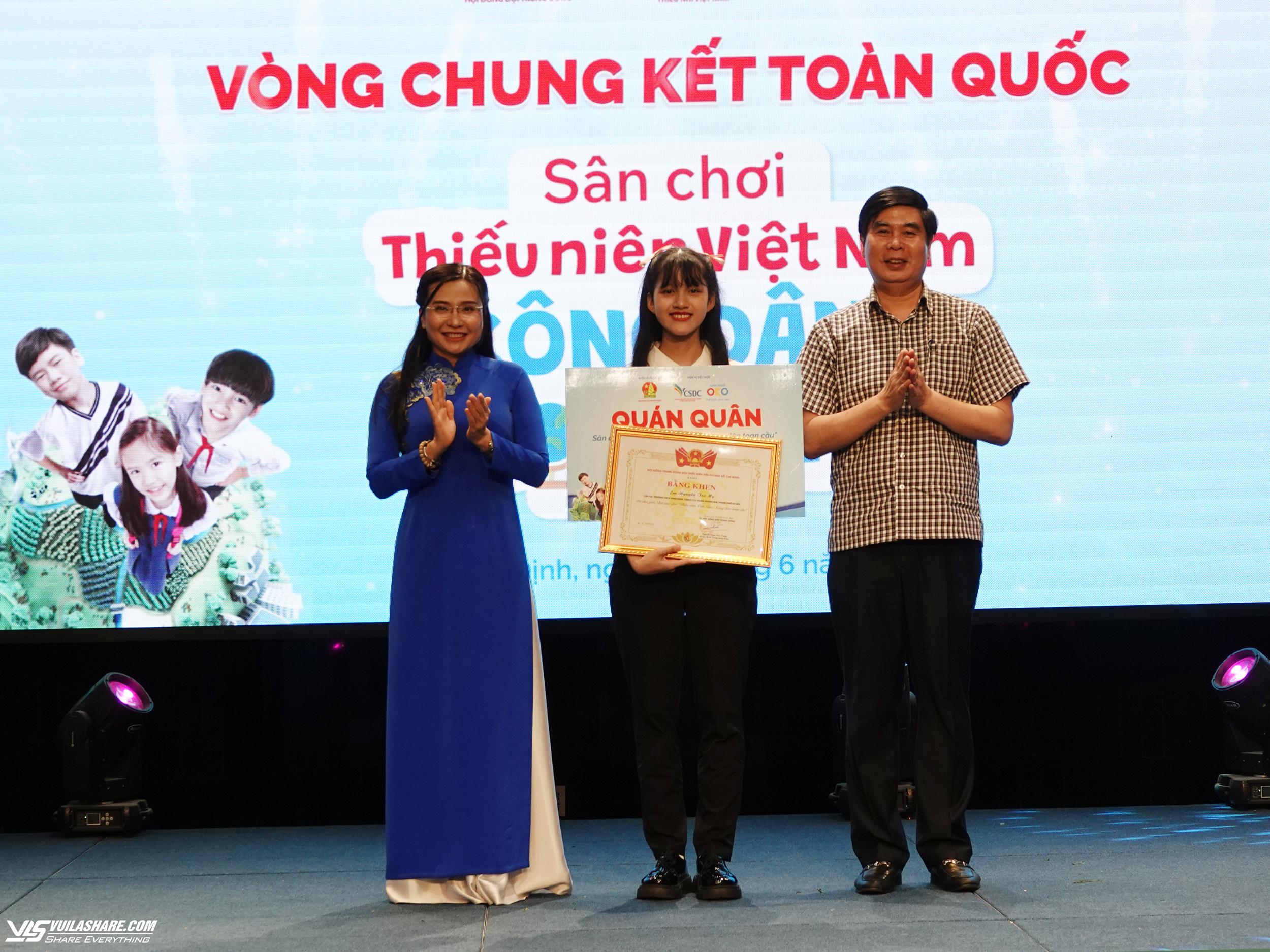 Trao giải thưởng ‘khủng’ tại sân chơi ‘Thiếu niên Việt Nam - Công dân toàn cầu’- Ảnh 3.