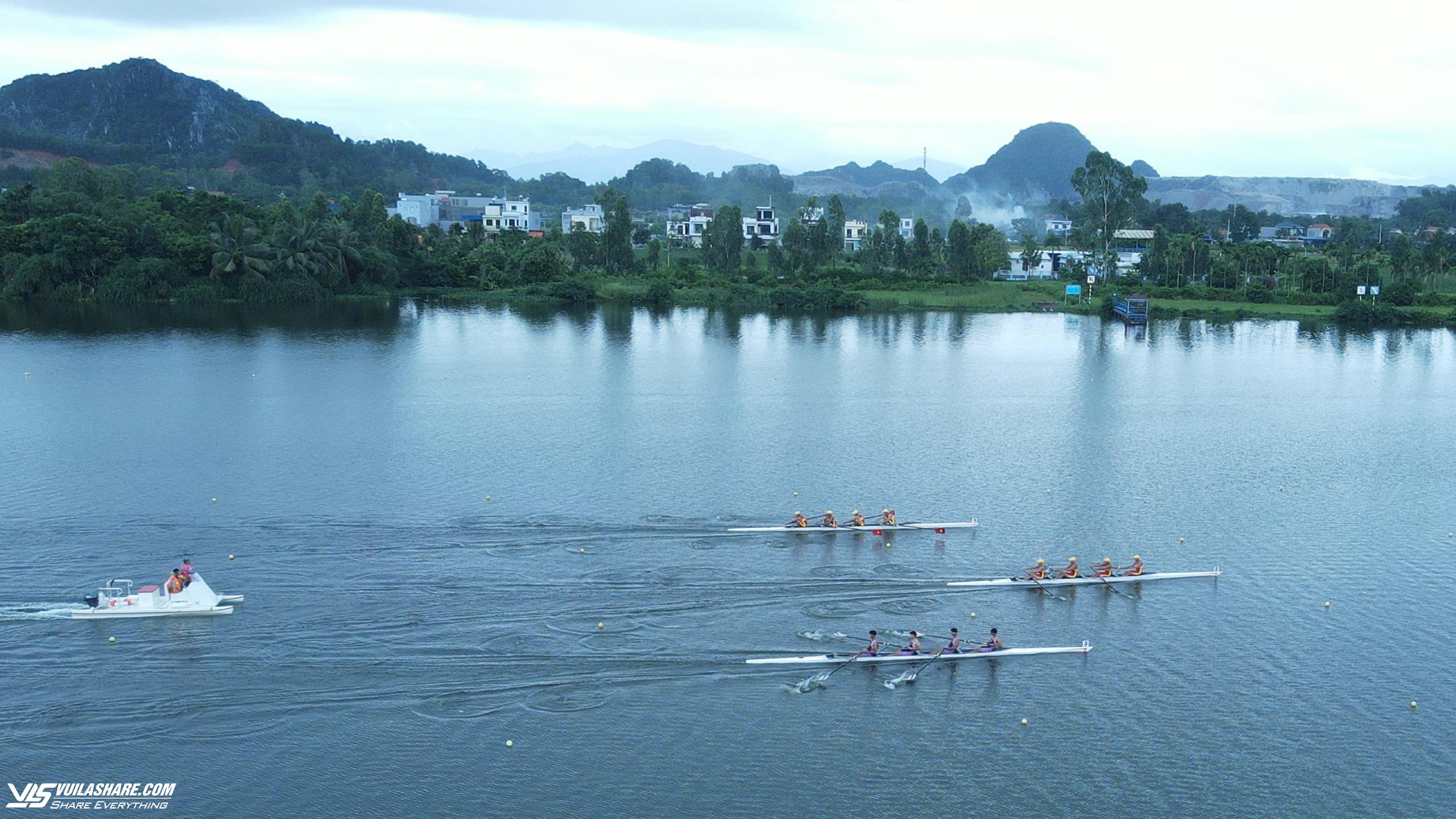 Hải Phòng: Sôi động giải đua thuyền rowing, canoeing Đông Nam Á trên sông Giá- Ảnh 3.
