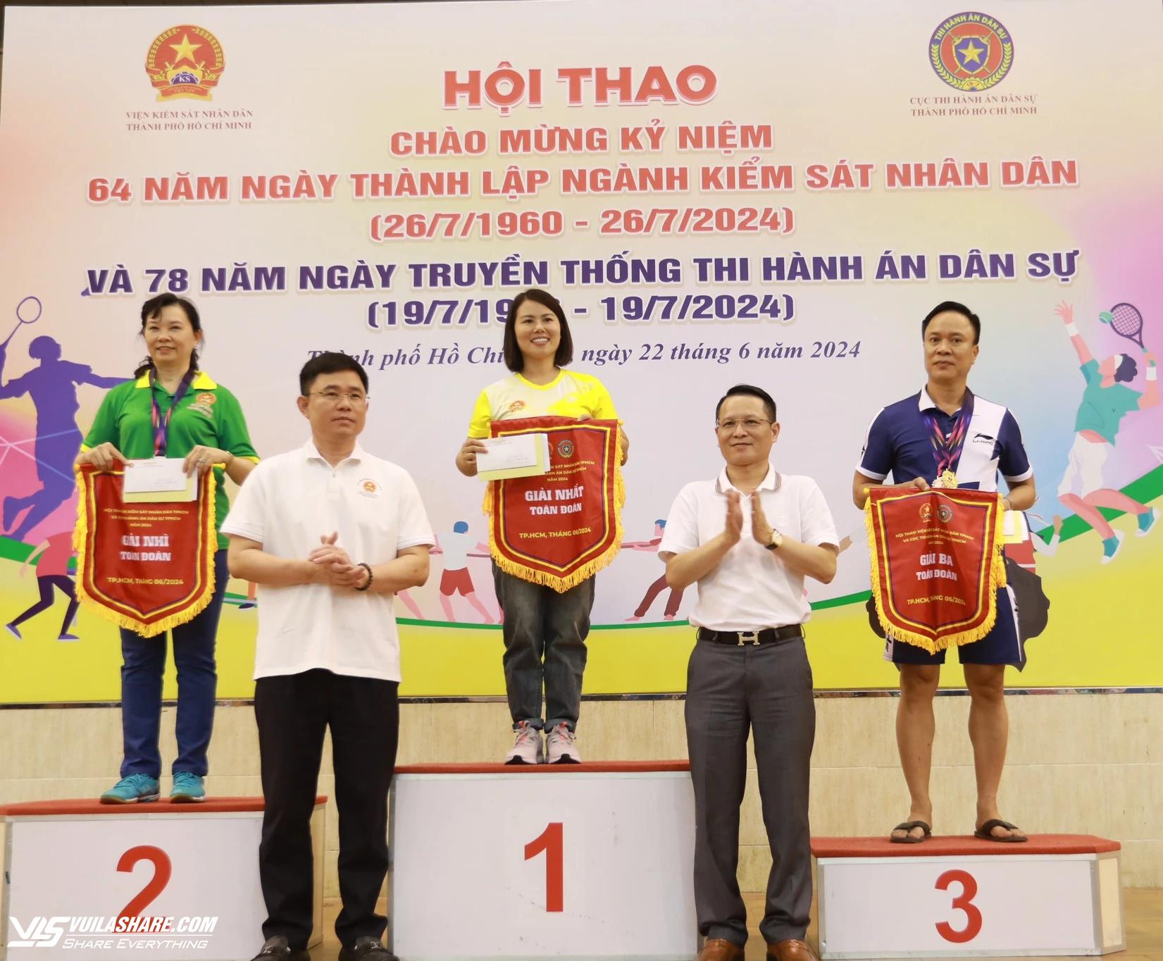 TP.HCM: Hội thao kỷ niệm ngày thành lập ngành kiểm sát và thi hành án- Ảnh 1.