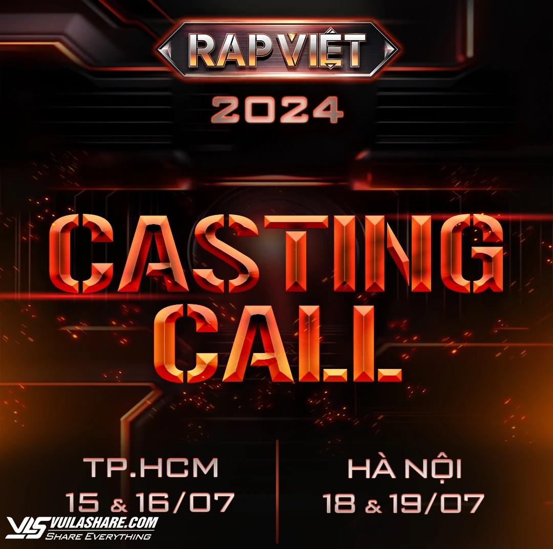 'Rap Việt 2024' công bố thông tin casting vào tháng 7- Ảnh 1.