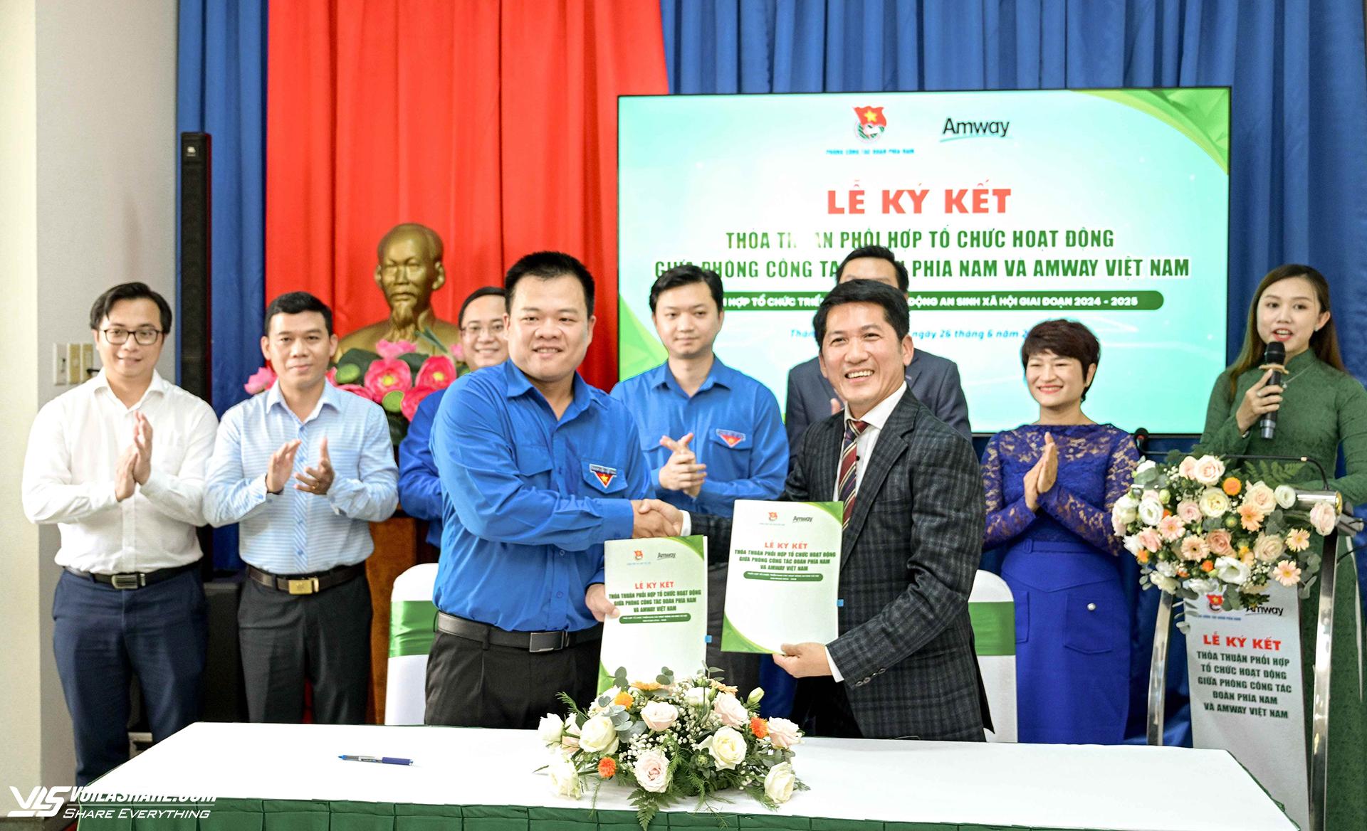 Amway Việt Nam hợp tác cùng Trung ương Đoàn thực hiện hoạt động cộng đồng- Ảnh 1.
