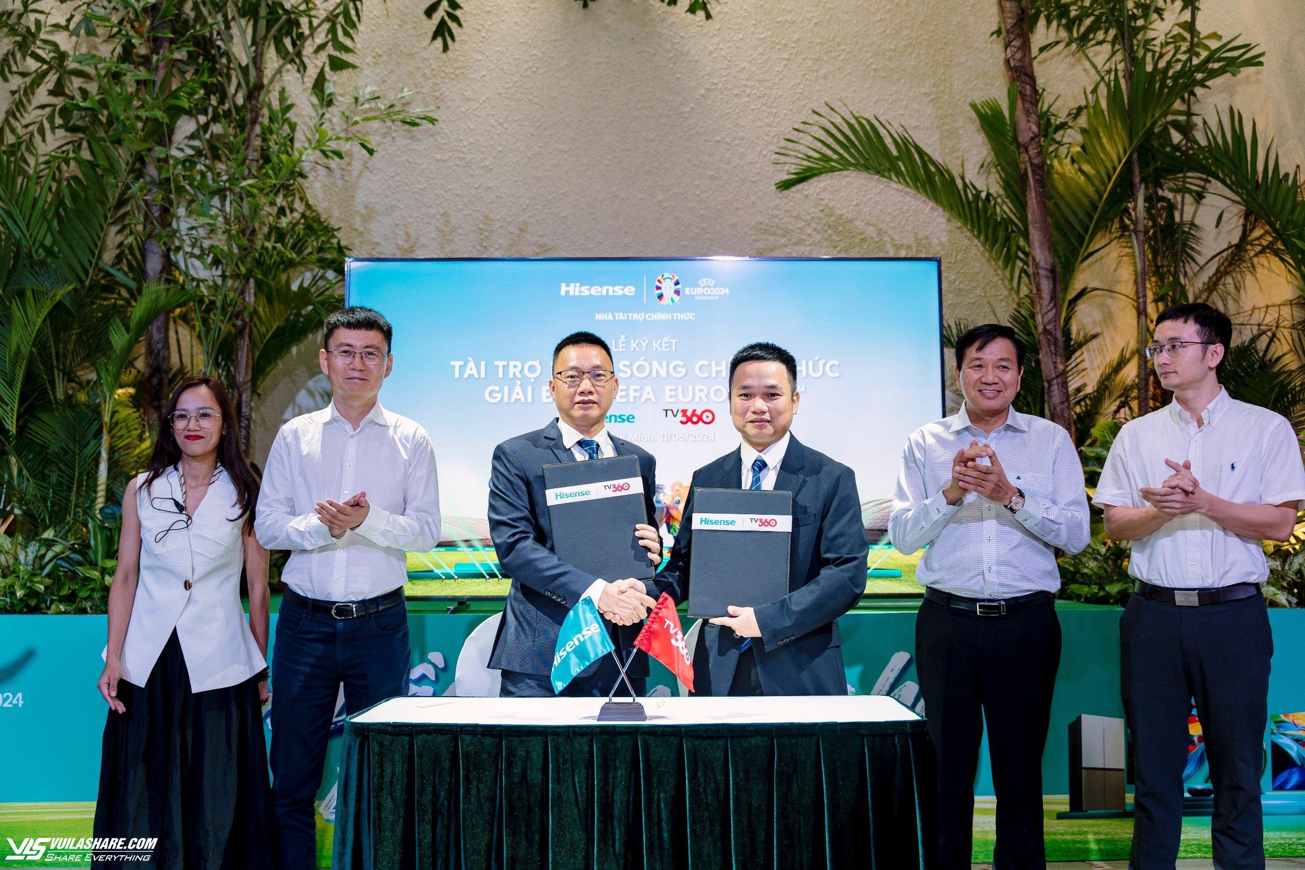 Hisense hợp tác Viettel tài trợ phát sóng chính thức Euro 2024 tại Việt Nam- Ảnh 1.