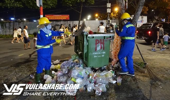 Đà Nẵng kêu gọi không xả rác trong đêm diễn ra lễ hội pháo hoa quốc tế- Ảnh 1.