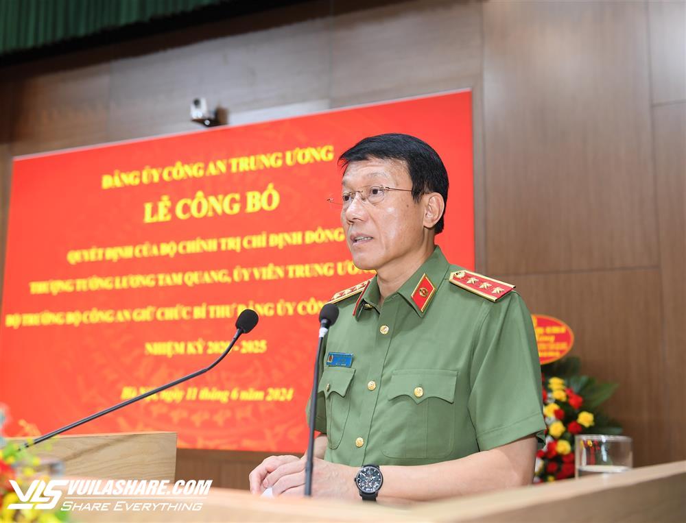 Thượng tướng Lương Tam Quang giữ chức Bí thư Đảng ủy Công an T.Ư- Ảnh 2.