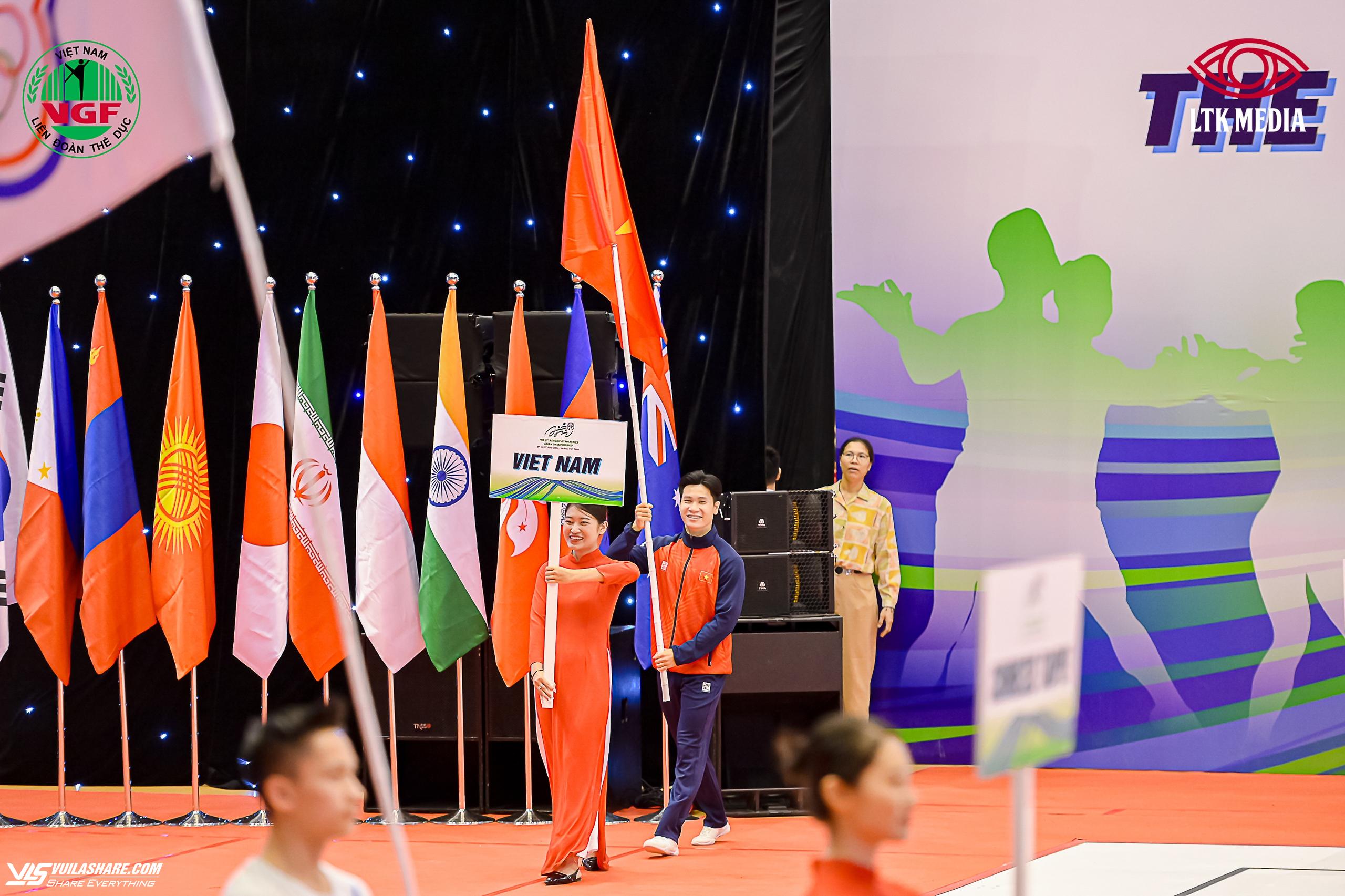 Giải vô địch thể dục aerobic châu Á lần 9 khai mạc, số lượng VĐV đông kỷ lục- Ảnh 3.