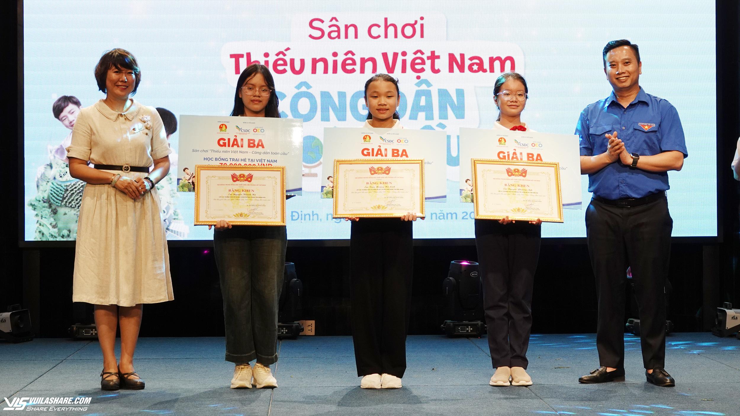 Trao giải thưởng ‘khủng’ tại sân chơi ‘Thiếu niên Việt Nam - Công dân toàn cầu’- Ảnh 5.