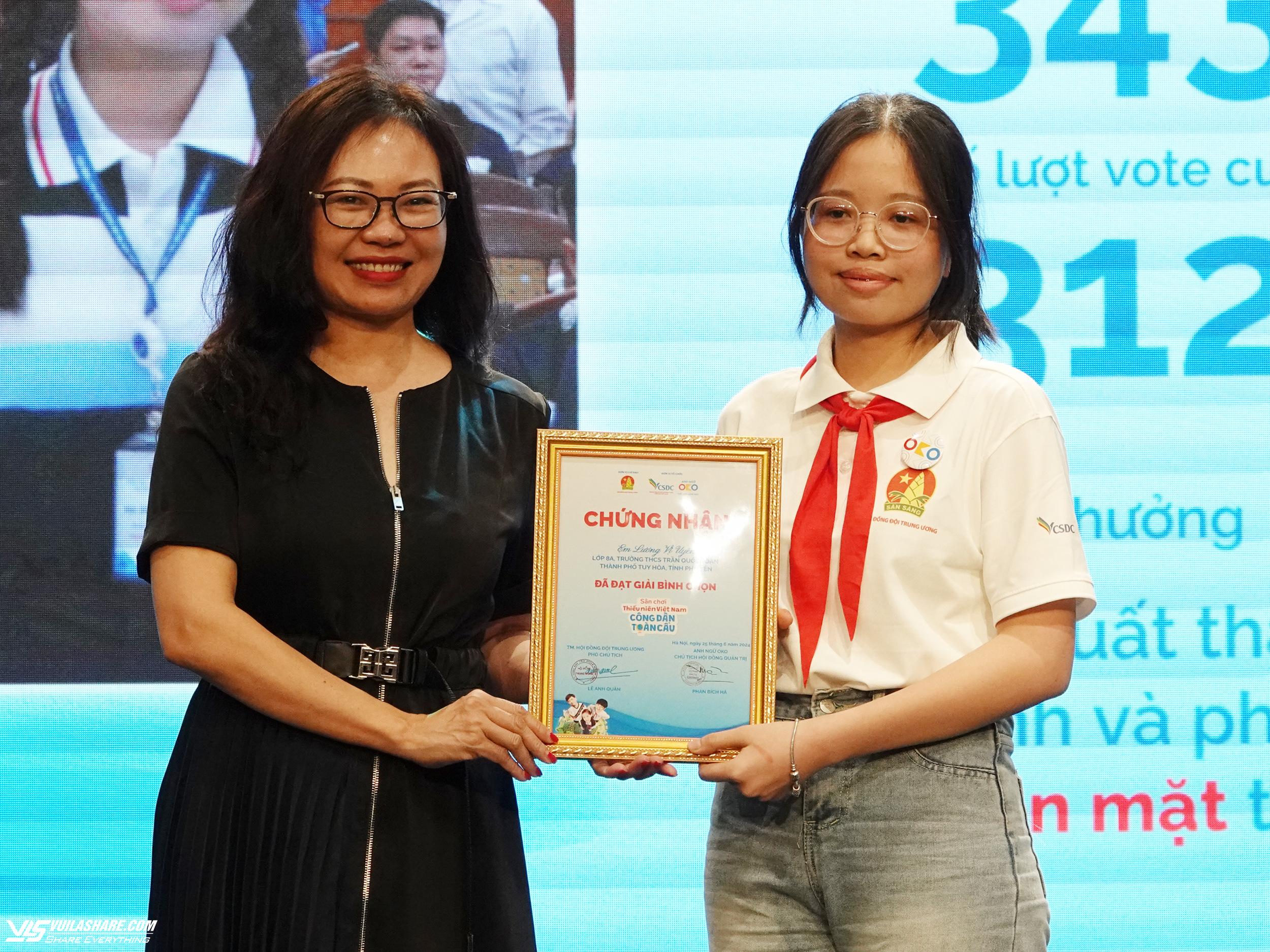 Trao giải thưởng ‘khủng’ tại sân chơi ‘Thiếu niên Việt Nam - Công dân toàn cầu’- Ảnh 6.