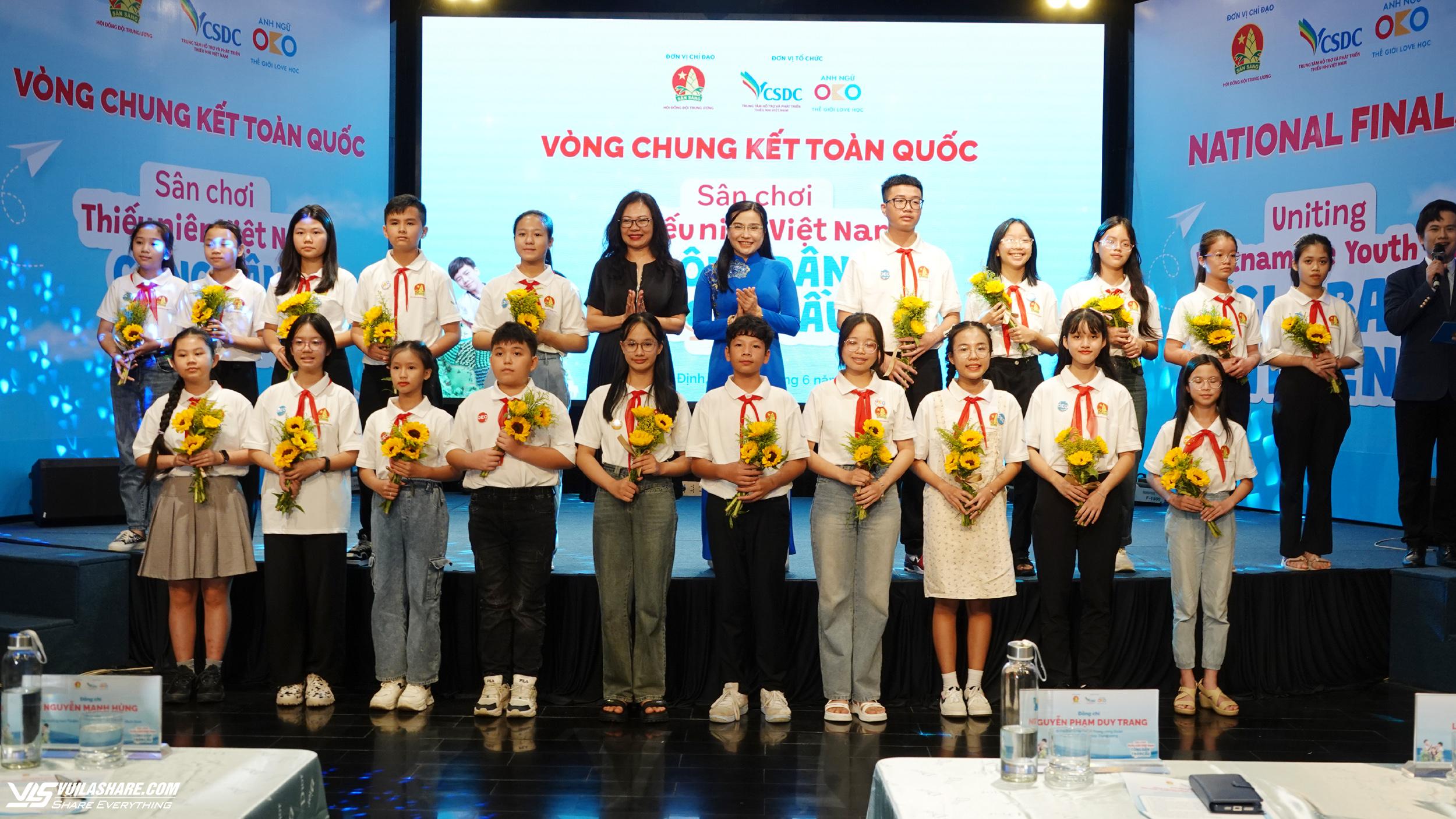 Trao giải thưởng ‘khủng’ tại sân chơi ‘Thiếu niên Việt Nam - Công dân toàn cầu’- Ảnh 1.