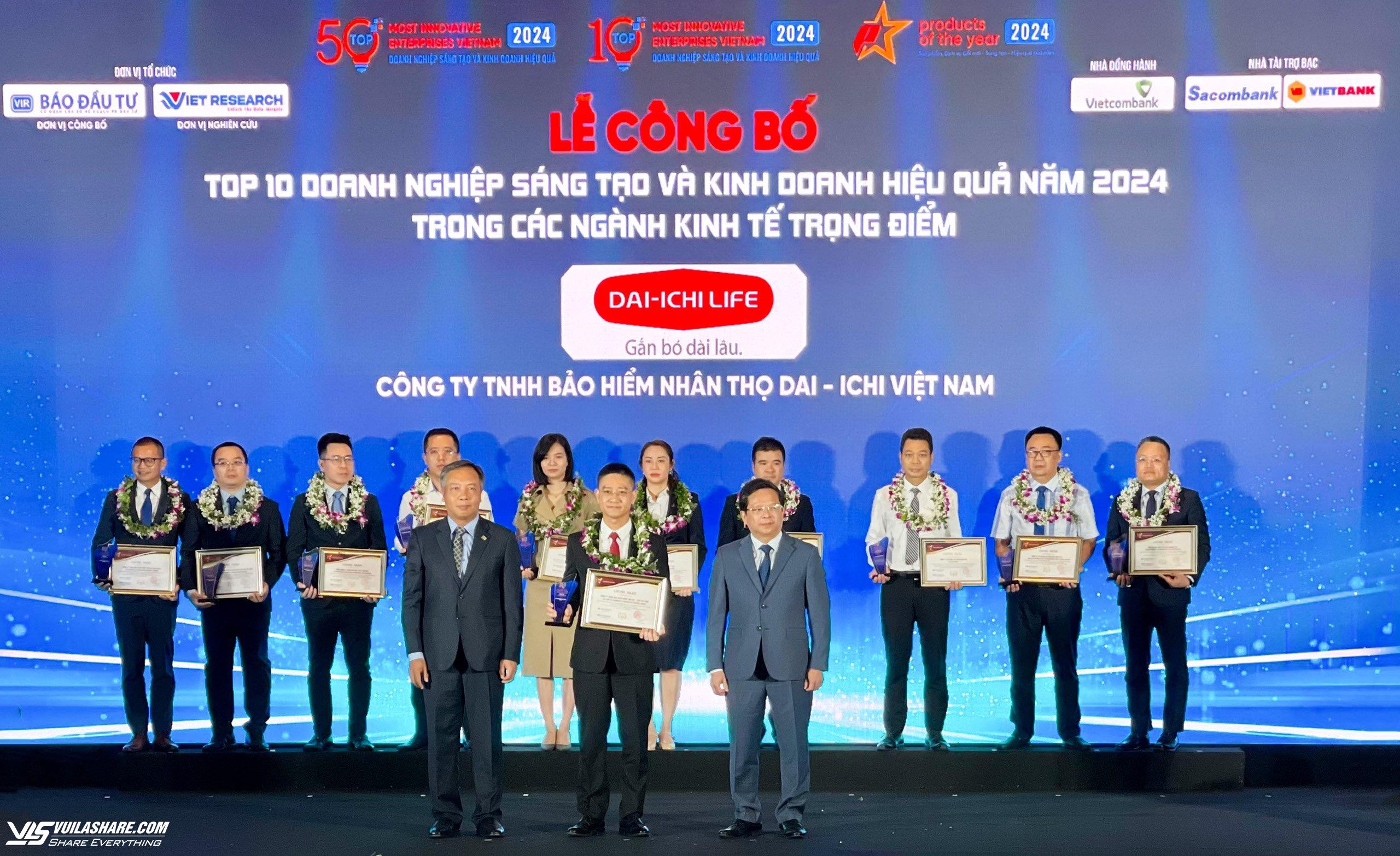 Dai-ichi Life Việt Nam vinh dự nhận hai giải thưởng lớn năm 2024- Ảnh 1.