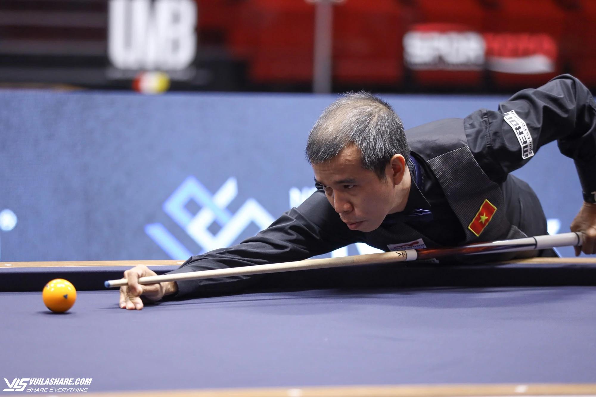 World Cup billiards: Trần Quyết Chiến và 3 cơ thủ Việt Nam xuất sắc vào vòng knock-out- Ảnh 2.