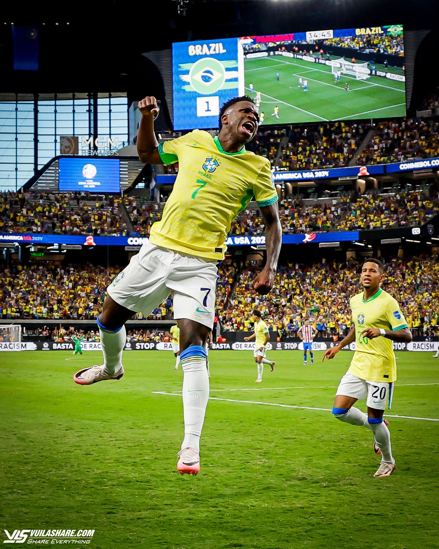 Copa America 2024: Vinicius bùng nổ, đội tuyển Brazil lấy lại mọi thứ đã mất - Ảnh 1.