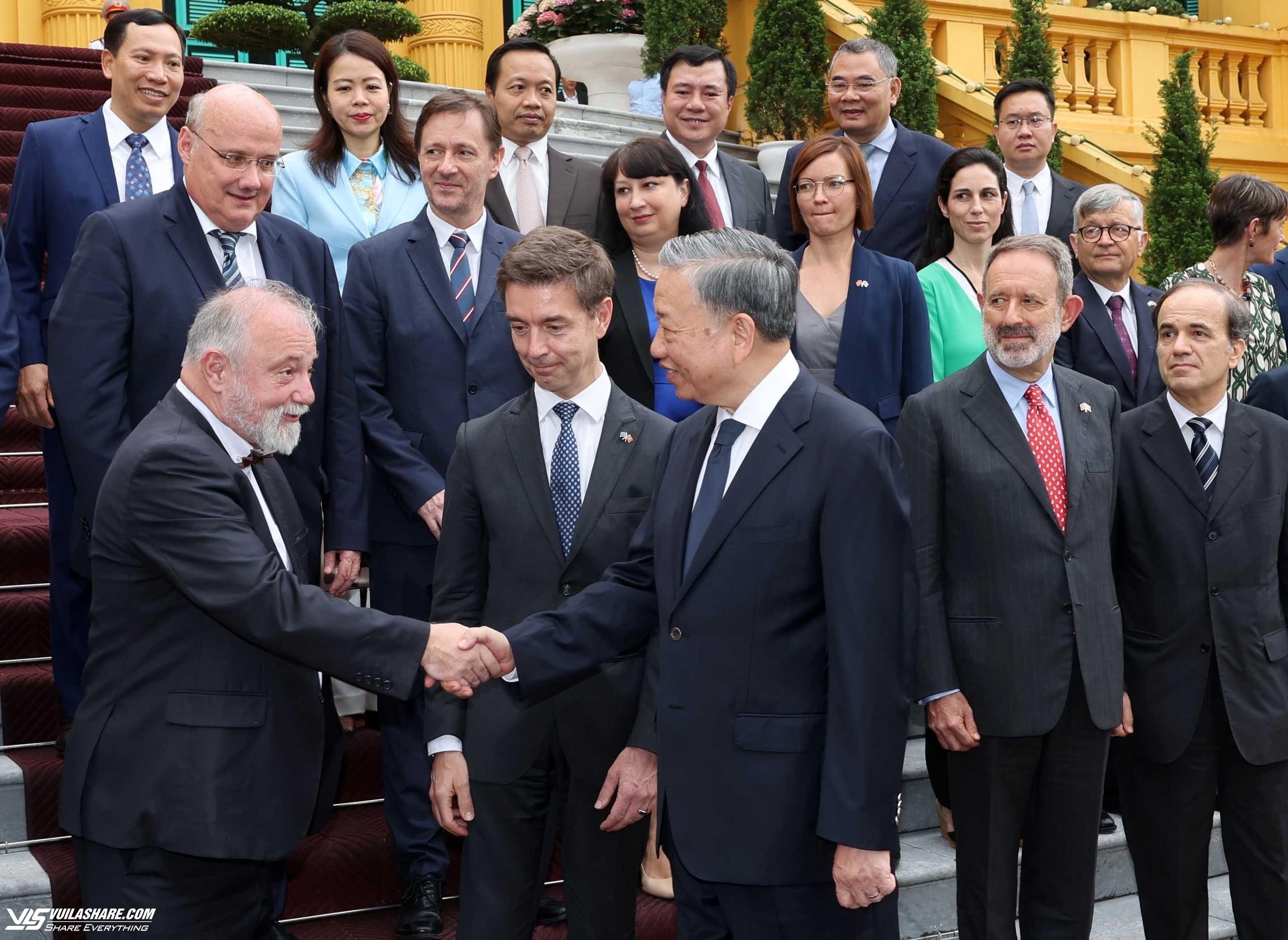 Chủ tịch nước Tô Lâm tiếp Đại sứ các nước EU- Ảnh 2.