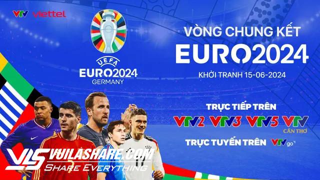 Tin vui: VTV hợp tác cùng Viettel, phát sóng EURO 2024 trên những kênh quảng bá nào?- Ảnh 1.