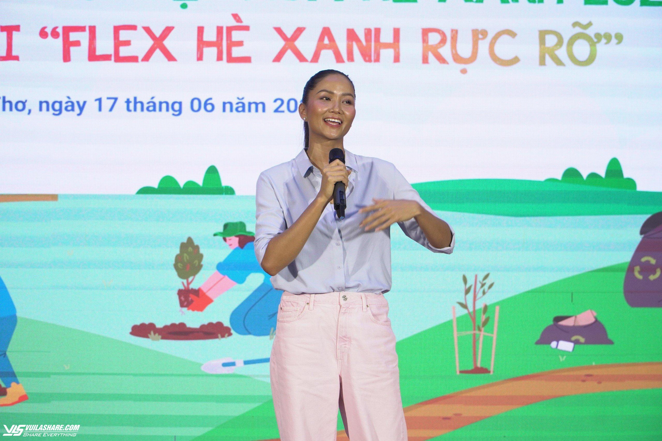 Hoa hậu H’Hen Niê làm đại sứ cuộc thi sáng tạo clip ‘Flex hè xanh rực rỡ’- Ảnh 2.