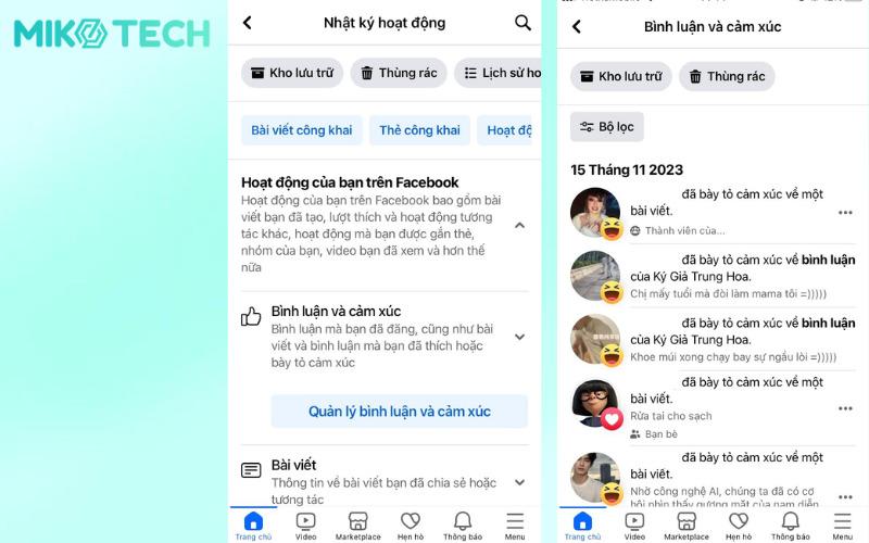 cách gỡ bình luận trên facebook 